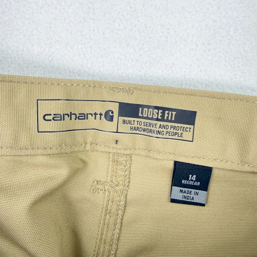 Carhartt Rugged Pro Series Flex Canvas Work Pant Size L Womens Tan Bn3109 NEW - Picture 3 of 9